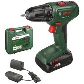 Masina de gaurit / insurubat BOSCH EasyDrill 18V-38, 1630 rpm, mandrina 10 mm, cu 1 acumulator Li-Ion, 18 V, 2 Ah