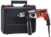 Masina de gaurit cu percutie Black&Decker KR8542K, 850W