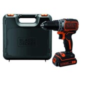 Masina de gaurit si insurbat pe acumulator Black & Decker BL186K-QW, 18 V, Acumulator x 1.5Ah, Incarcator 400 mA, Cutie Depozitare (Negru/Portocaliu)