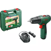 Masina de gaurit si insurubat (bormasina) pe acumulator Bosch EasyDrill 1200, 12 V, 1.5 Ah, 1500 RPM, 30 Nm, 1 acumulator, incarcator, cap surubelnita dublu, valiza profesionala