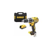 Masina de gaurit si insurubat cu percutie DeWALT DCD796E1T-XJ, 18 V, 70 Nm, 2000 rpm, 34000 bpm, 1x Acumulator PowerSatck 1.7 Ah. Suport magnetic biti, Valiza transport