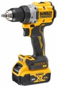 Masina de gaurit si insurubat DeWalt DCD800P2T-QW, 2 acumulatori Li-Ion, 18 V, 5.0 Ah, 2000 rpm, 90 Nm, incarcator, valiza (Galben/Negru)