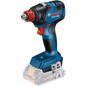 Masina de infiletat cu impact Bosch Professional GDX 18V-200, 18 V, 200 Nm, 3400 RPM, 4200 percutii/min, insertie 1/2 scula + incarcator si accesorii