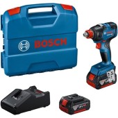 Masina de infiletat/desfiletat cu impact Bosch Professional GDX 18V-200, 18 V, 200 Nm, 3400 rpm, 4200 bpm, 2x Acumulatori 4.0 Ah, Incarcator rapid, Cutie transport