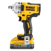 Masina de insurubat cu impact Dewalt DCF891H2T-QW, 1/2inch, 18 V, 2000 rpm, 3000 bpm, + 2x Acumulatori PowerSatck 5.0 Ah, Incarcator, Valiza transport