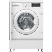 Masina de spalat rufe incorporabila Bosch WIW28542EU, 8 kg, 1400 RPM, Motor EcoSilence Drive, SpeedPerfect, ActiveWater Plus, VarioDrum, Clasa C (Alb)