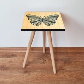 Masuta, Leona, Shp13, 35x42x35 cm, Camel / Negru