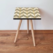 Masuta, Leona, Shp137, 35x42x35 cm, Bej / Gri / Alb