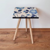 Masuta, Leona, Shp62, 35x42x35 cm, Bleumarin / Albastru / Nurcă