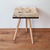 Masuta, Leona, Shp67, 35x42x35 cm, Bej/Alb