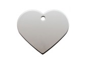 Medalion Imarc Aluminiu Inima, Cromat, Masura L - Gravare Gratuita