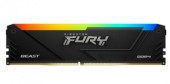 Memorie Kingston Fury Beast RGB Intel XMP 2.0, 8GB, DDR4-2666, CL16