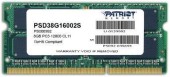 Memorie Laptop Patriot SODIMM, DDR3, 1x8GB, 1600 MHz, CL11