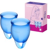 Menstrual Cup Feel confident Satisfyer (blue)