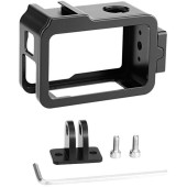 Metalowa obudowa z mocowaniem typu zimna stopka PULUZ do DJI Osmo Action 4/3