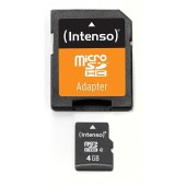 Micro SDHC 4GB Clasa 4 + Adaptor SD