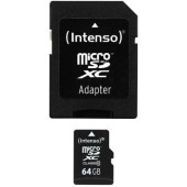 Micro SDXC 64GB Clasa 10 + Adaptor SD