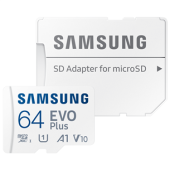 microSDXC EVO Plus 64GB + Adapter