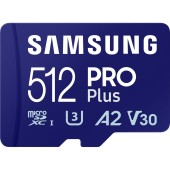 microSDXC PRO Plus MB-MD512SA/EU 512GB, Class 10, UHS-I U3, V30, A2 + Adaptor SD