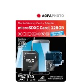 MicroSDXC UHS I 128GB Prof. High Speed U3 / V30 / A1