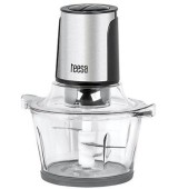 Mini Chopper Teesa TSA3227, 400W, 1.5 L (Negru/Argintiu)