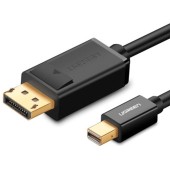 Mini DisplayPort cable - DisplayPort UGREEN 4K 1.5m (black)