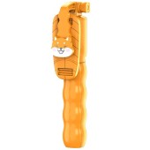 Mini Selfie Stick cu Telecomanda Detasabila, 70cm - Techsuit (KT01) - Orange