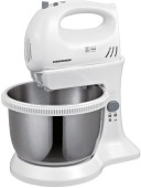 Mixer cu bol Heinner HMBR-300W, 300W (Alb)