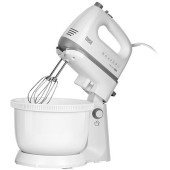 Mixer cu bol rotativ TSA3547, 400W, 5 trepte viteza, functie turbo, 3.4 l, Alb