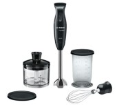 Mixer vertical Bosch CleverMixx MSM2650B, 600 W, Lame QuattroBlade (Negru/Inox)