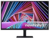 Monitor IPS LED Samsung ViewFinity S7 27inch LS27A700NWPXEN, UHD (3840 x 2160), HDMI, DisplayPort (Negru)