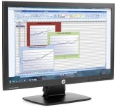 Monitor Refurbished HP ProDisplay P222VA, 21.5 Inch Full HD, VGA, DisplayPort (Negru)