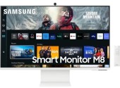 Monitor Smart cu TV Experience VA LED Samsung 32inch LS32CM801UUXDU, UHD (3840 x 2160), HDMI, WiFi, 4 ms (Alb)