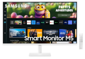 Monitor VA LED Samsung M5 27inch LS27CM501EUXDU, Full HD (1920 x 1080), HDMI, Boxe (Negru)