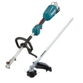 Motocoasa Makita DUX18ZX1, 18 V, 470 W, 9700 rpm, Cu extensie 30 cm, Fara acumulator si incarcator (Negru/Albastru)