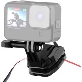 Motorcycle Windshield Mount Clip PULUZ for Action Cameras (Black)