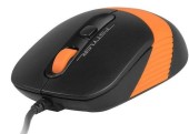 Mouse A4tech FSTYLER FM10 (Negru/Portocaliu)