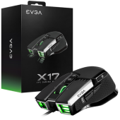 Mouse de gaming, eVGA, X17, RGB, Negru