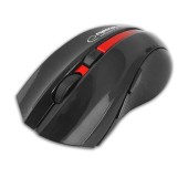 Mouse Esperanza Virgo optic fara fir, 6D, Bluetooth v.5.0, 1600 DPI (Negru/Rosu)