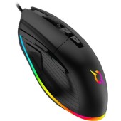 Mouse Gaming AQIRYS Acrux, iluminare RGB, USB (Negru)