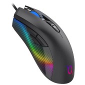 Mouse Gaming AQIRYS Phoenix, iluminare RGB, USB (Negru) 