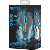 Mouse Gaming Fury Warrior (Gri/Albastru)