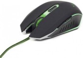 Mouse Gaming Gembrid MUSG-001-G (Negru/Verde)