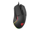 Mouse Gaming Genesis Krypton 220, iluminare RGB, USB (Negru) 