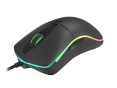 Mouse Gaming Genesis Krypton 510, iluminare RGB, USB (Negru)