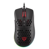 Mouse Gaming Genesis Krypton 555, iluminare RGB, USB, 8000 DPI (Negru) 