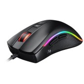 Mouse Gaming Inter-Tech GT-300+, iluminare RGB (Negru)