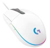 Mouse Gaming Logitech G203 LightSync, iluminare RGB, USB (Alb)