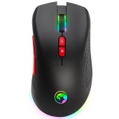 Mouse Gaming Marvo M797W Wireless, USB, 10000 dpi, iluminare RGB (Negru)