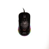 Mouse Gaming Spacer SPGM-ALIEN-LIGHT, USB, 6.400 dpi, iluminare RGB (Negru)